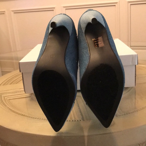 Cape Robbin Sz 6 Medium Wash Denim Bootie - Picture 4 of 8